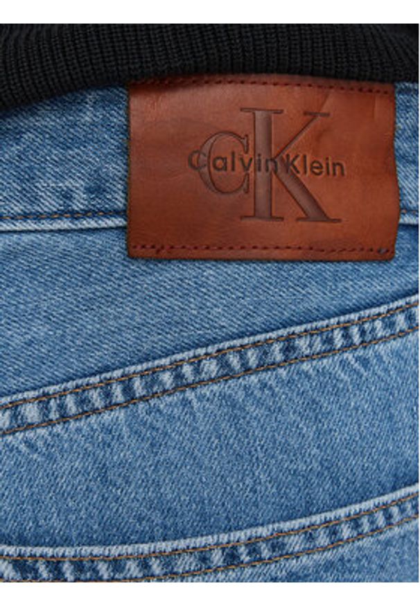 Calvin Klein Jeans Jeansy LV047G799G Niebieski Straight Fit. Kolor: niebieski
