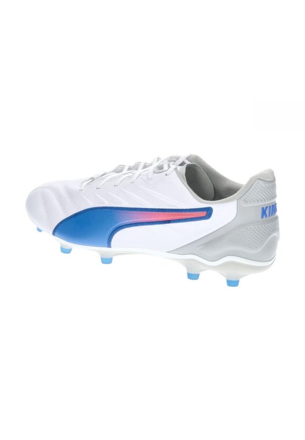 Puma - Buty piłkarskie męskie PUMA King Pro FG/AG. Kolor: szary, niebieski, wielokolorowy. Sport: piłka nożna