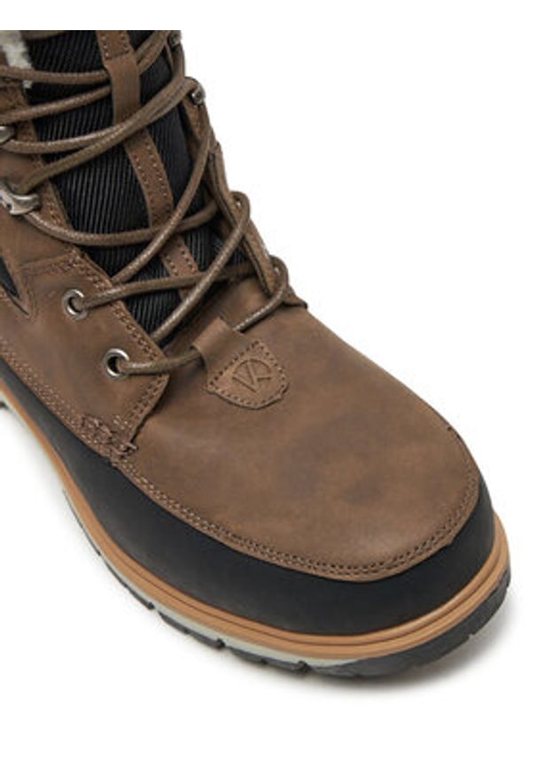 Kimberfeel Śniegowce Lordan Brązowy. Kolor: brązowy. Materiał: skóra