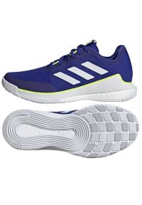 Adidas - Buty do siatkówki adidas Crazyflight M ID8705 niebieskie. Zapięcie: sznurówki. Kolor: niebieski. Materiał: guma, syntetyk. Szerokość cholewki: normalna. Sport: siatkówka