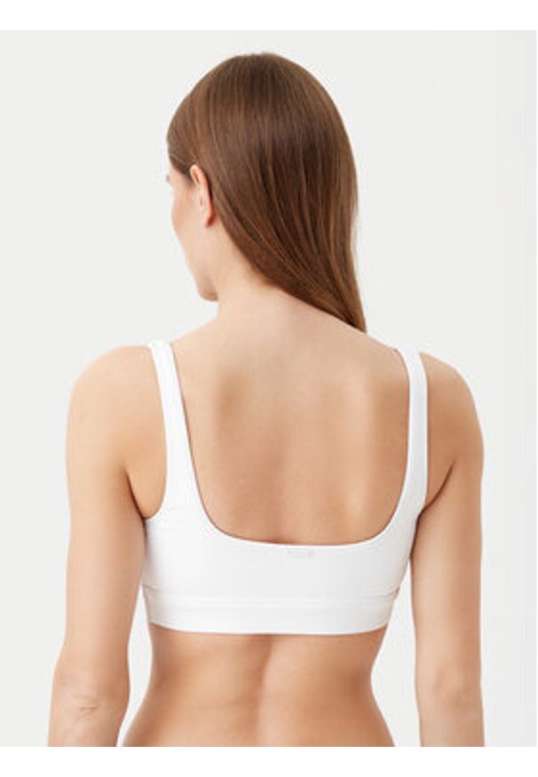 Lauren Ralph Lauren - LAUREN RALPH LAUREN Góra od bikini 20408135 Biały. Kolor: biały. Materiał: syntetyk