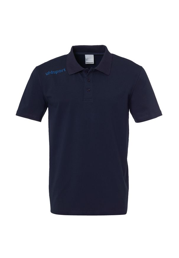 UHLSPORT - Koszulka polo dla dzieci Uhlsport Essential Pro. Typ kołnierza: polo. Kolor: niebieski. Materiał: polar. Sport: piłka nożna