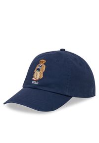 Polo Ralph Lauren Czapka z daszkiem 211A87349001 Granatowy. Kolor: niebieski. Materiał: bawełna, materiał