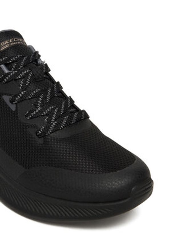 skechers - Skechers Sneakersy Bobs Moda Flex 117730/BBK Czarny. Kolor: czarny. Materiał: materiał