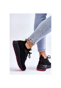 Damskie Wsuwane Sneakersy Cross Jeans LL2R4032C Czarne. Okazja: na co dzień. Zapięcie: bez zapięcia. Kolor: czarny. Materiał: tkanina, materiał. Szerokość cholewki: normalna #11