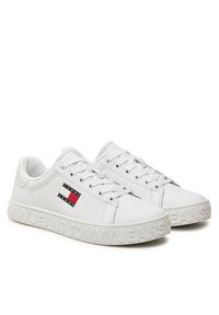 Tommy Jeans Sneakersy Tjw Logo Outsole Sneaker Ess EN0EN02703 Biały. Kolor: biały. Materiał: skóra #5