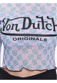 Von Dutch Bluzka Akela 6224025 Różowy Regular Fit. Kolor: różowy. Materiał: syntetyk #3