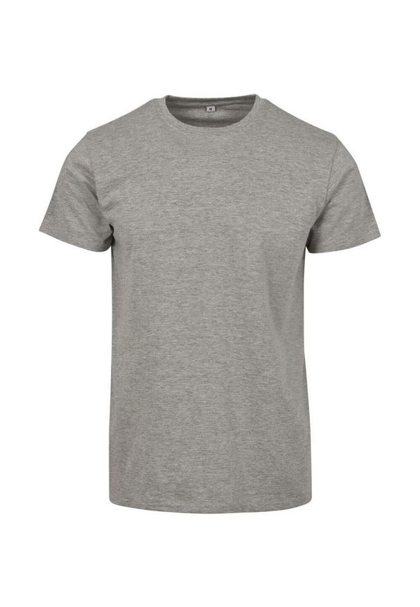 BUILD YOUR BRAND - Męska Koszulka Merch Heather. Kolor: szary