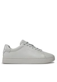 Calvin Klein Sneakersy Clean Cupsole Lace Up HW0HW01863 Szary. Kolor: szary. Materiał: skóra