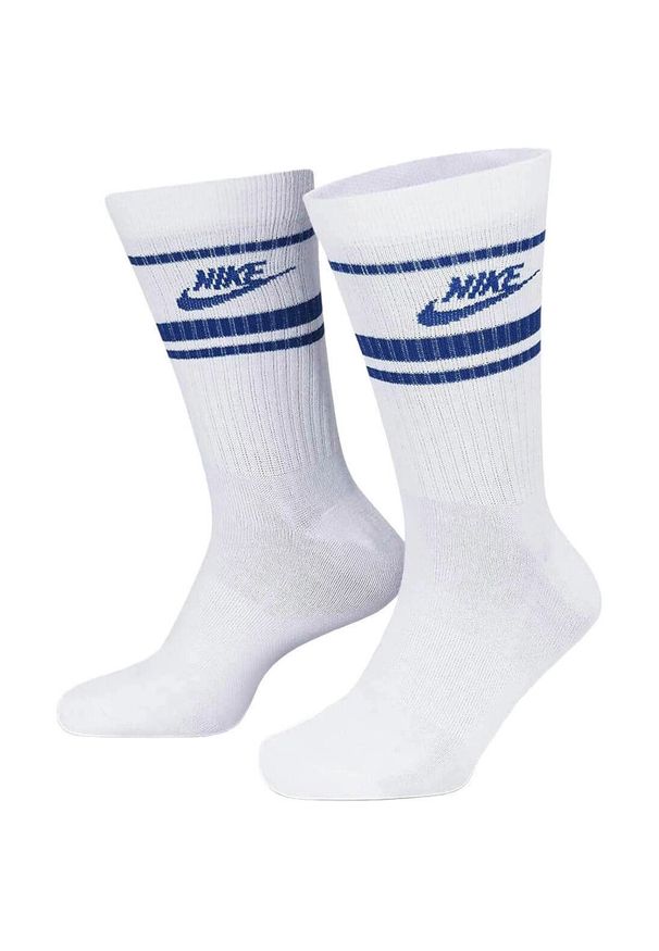 SKARPETY Nike Everyday Essential. Kolor: biały. Materiał: poliester, materiał. Sport: turystyka piesza