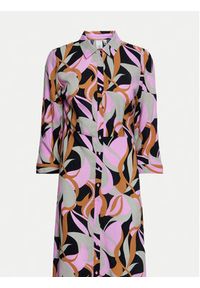 YAS Sukienka koszulowa Savanna 26022663 Różowy Loose Fit. Kolor: różowy. Materiał: wiskoza. Typ sukienki: koszulowe #3