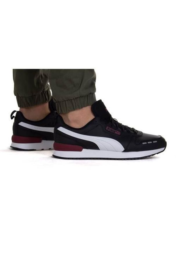 Buty do chodzenia męskie Puma R78 SL. Zapięcie: sznurówki. Kolor: czarny. Materiał: guma, materiał, tkanina. Szerokość cholewki: normalna. Sport: turystyka piesza