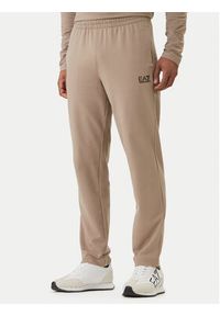 EA7 Emporio Armani Dres 8NPV61 PJVRZ U6167 Beżowy Regular Fit. Kolor: beżowy. Materiał: bawełna #6