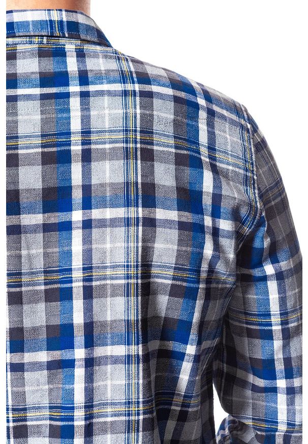 Lee - KOSZULA LEE RIDER SHIRT NIGHT BLUE L856ZEDY. Okazja: na co dzień. Materiał: materiał. Długość rękawa: długi rękaw. Długość: długie. Styl: casual