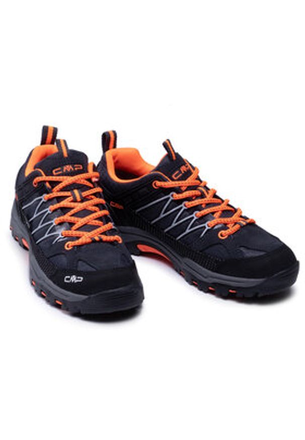 CMP Trekkingi Kids Rigel Low Trekking Shoe Wp 3Q54554J Granatowy. Kolor: niebieski. Materiał: skóra, zamsz. Sport: turystyka piesza