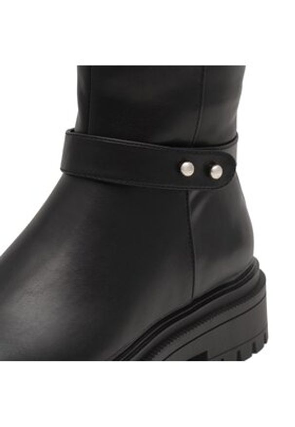 DeeZee Kozaki SASHA H60120-6 Czarny. Kolor: czarny. Materiał: syntetyk
