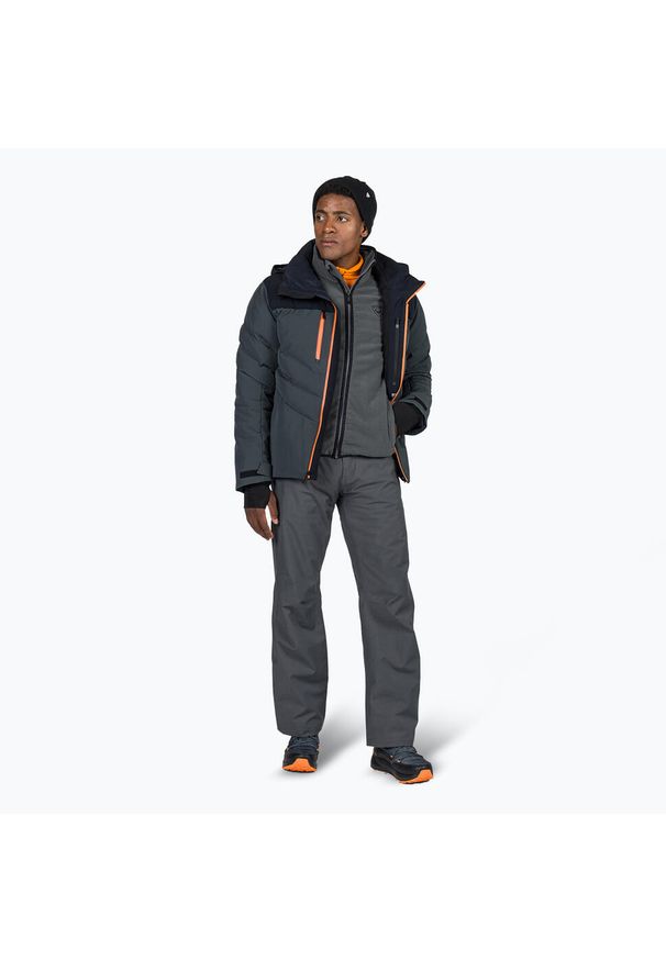 Bluza męska Rossignol Strawpile Fleece Fz. Kolor: szary. Sezon: zima. Sport: narciarstwo