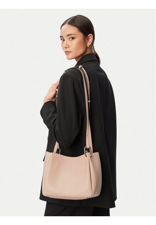 Furla Torebka Nuvola M WB02020 HSF000 CN 93300 Kremowy. Kolor: kremowy. Materiał: skórzane