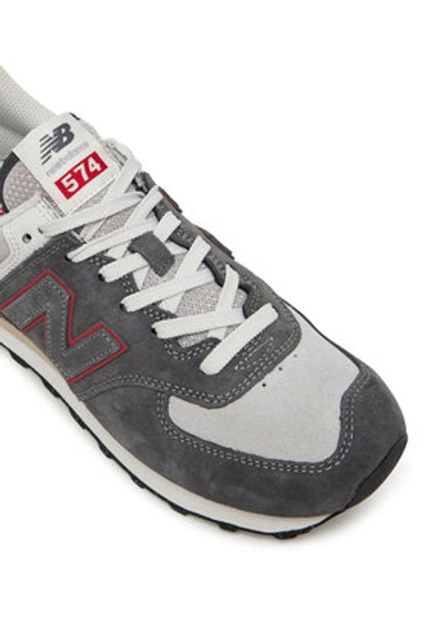 New Balance Sneakersy U574QGY Szary. Kolor: szary. Materiał: zamsz, skóra. Model: New Balance 574