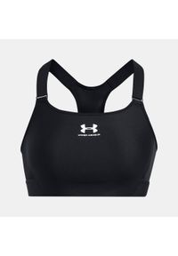 Biustonosz treningowy Under Armour HeatGear Armour High. Kolor: czarny. Sport: bieganie