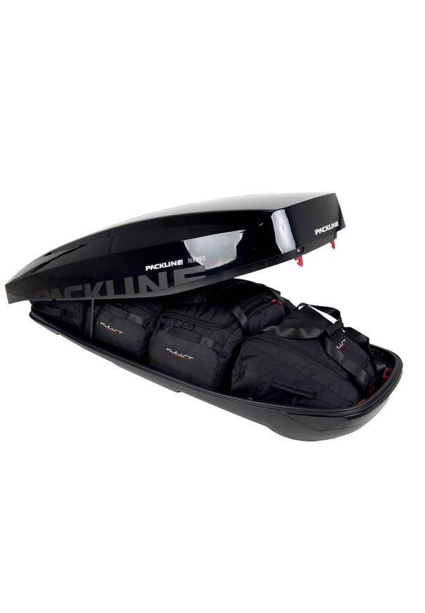 KJUST - Torby Do Boksu Dachowego Packline Nx195 4Szt Kjust. Kolor: czarny