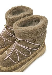 Mou Śniegowce Eskimo Sneaker Bold Scoub Lace FW411012A Szary. Kolor: szary. Materiał: skóra #5