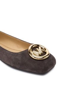 MICHAEL Michael Kors Baleriny Milan 40F5MLFP1S Brązowy. Kolor: brązowy. Materiał: skóra #3
