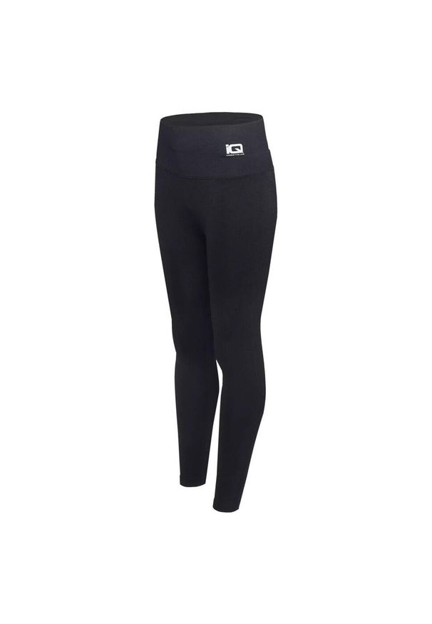 Damskie legginsy IQ Cross The Line Ilean. Kolor: czarny. Sport: fitness