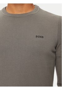 BOSS - Boss Sweter Ever-X_Cn 50498539 Szary Regular Fit. Kolor: szary. Materiał: bawełna #4