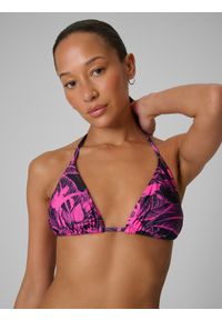4f - 4F Góra od bikini damska - multikolor XS. Kolor: wielokolorowy. Materiał: materiał #2