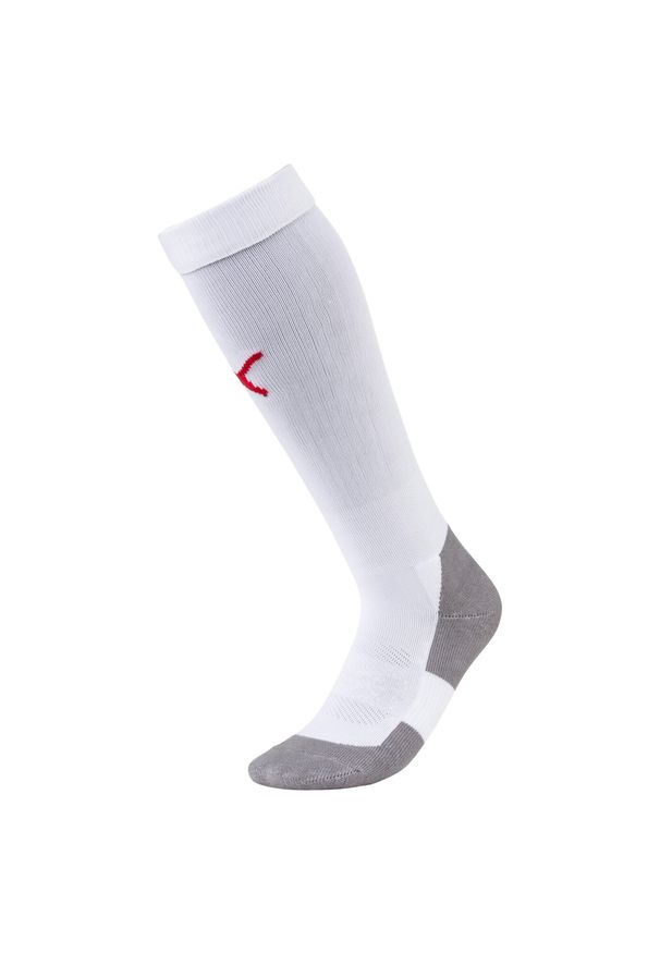 Skarpetki Puma Liga Core. Kolor: wielokolorowy, biały, czerwony. Sport: piłka nożna