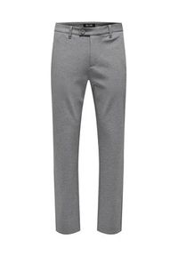 Only & Sons Chinosy 22026242 Szary Regular Fit. Kolor: szary. Materiał: syntetyk