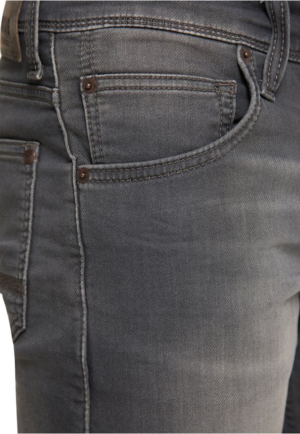 Mustang - MUSTANG CHICAGO SHORT DENIM BLACK 1007755 4000 313. Materiał: denim