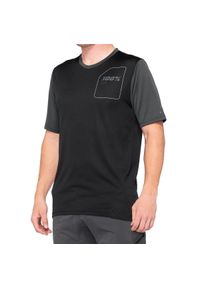 Koszulka rowerowa męska 100% Ridecamp Jersey SS. Kolor: czarny. Materiał: jersey. Sport: kolarstwo #1