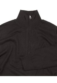 Brave Soul - Sweter Popielaty, Góra Zapinana na Zamek, z Wysoką Stójką, Męski -BRAVE SOUL. Typ kołnierza: kołnierzyk stójkowy. Kolor: szary. Materiał: bawełna. Sezon: zima, jesień. Styl: klasyczny #3