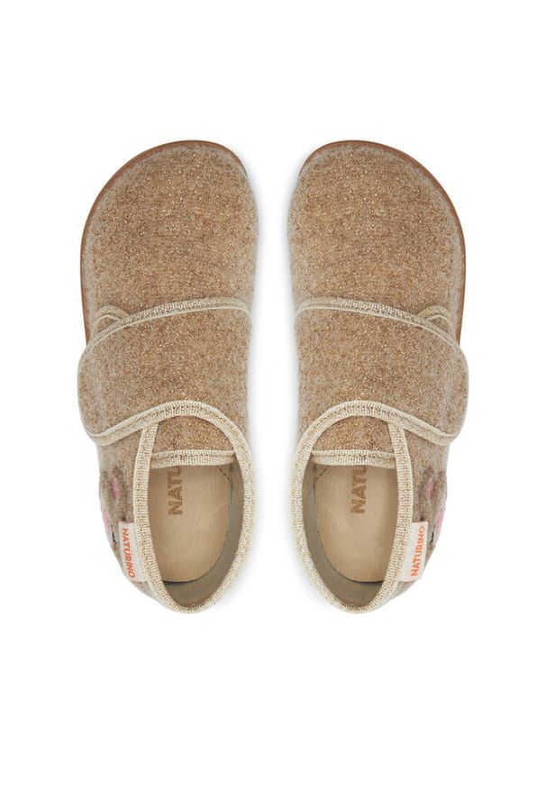 Kapcie Naturino. Kolor: beżowy