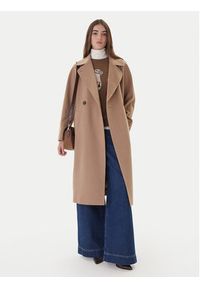 Weekend Max Mara Płaszcz przejściowy Cascia 2525016072 Beżowy Regular Fit. Kolor: beżowy. Materiał: kaszmir #4