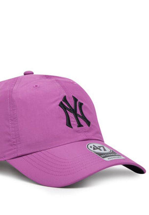 47 Brand Czapka z daszkiem MLB New York Yankees brrr ’47 CLEAN UP B-BRRRC17BBU Fioletowy. Kolor: fioletowy. Materiał: bawełna, materiał