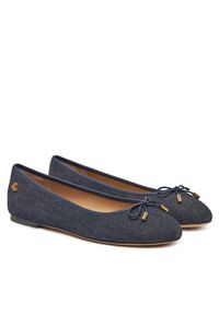 Lauren Ralph Lauren - LAUREN RALPH LAUREN Baleriny Jayna 802962175001 Granatowy. Kolor: niebieski. Materiał: materiał #2