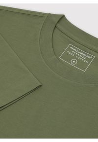 Pako Lorente - PAKO LORENTE – Zielony t-shirt oversize. Okazja: na co dzień. Kolor: zielony, oliwkowy. Materiał: bawełna. Styl: casual #8