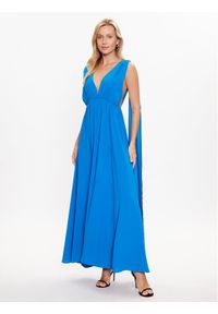 Kontatto Sukienka koktajlowa YM509 Niebieski Regular Fit. Kolor: niebieski. Materiał: syntetyk. Styl: wizytowy #1