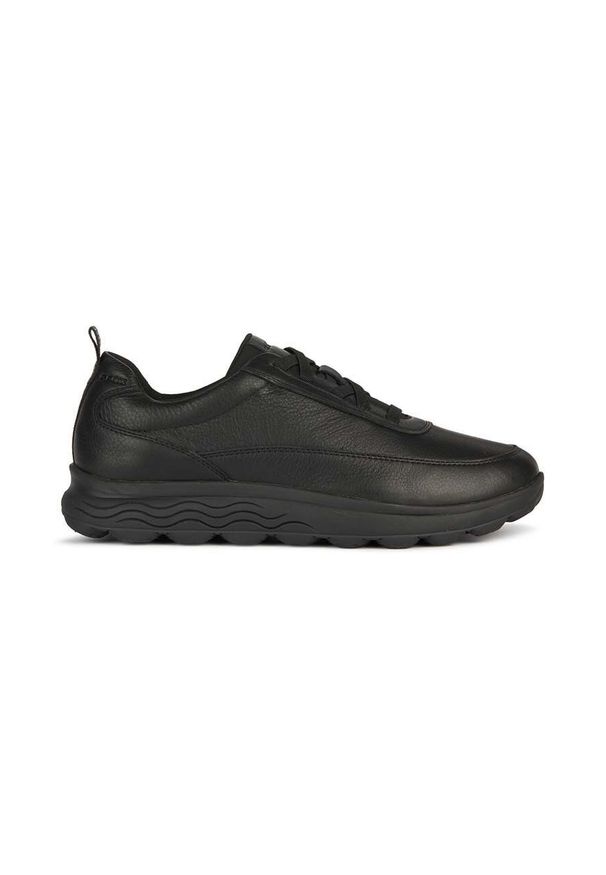 Geox sneakersy skórzane U SPHERICA B kolor czarny U36BYB 00034 C9999. Nosek buta: okrągły. Zapięcie: sznurówki. Kolor: czarny. Materiał: skóra