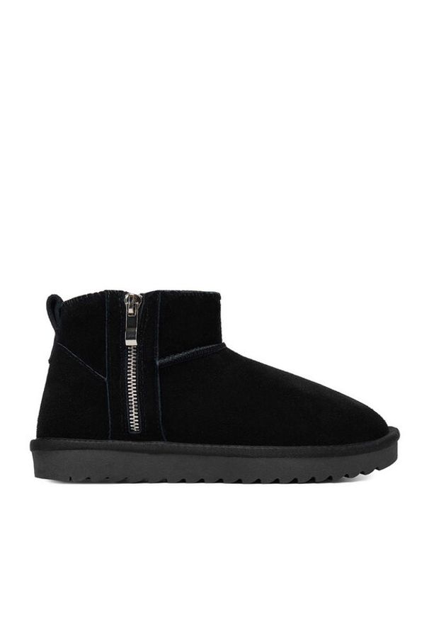 DeeZee Śniegowce DZ-80 BLACK Czarny. Kolor: czarny. Materiał: materiał
