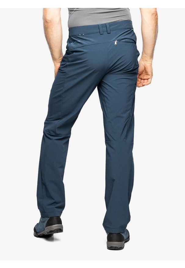 Spodnie turystyczne męskie Vaude Farley Stretch Pants III. Kolor: niebieski. Sezon: lato. Sport: turystyka piesza