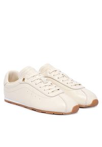 TOMMY HILFIGER - Tommy Hilfiger Sneakersy Bella Sneaker Leather FW0FW09495 Kremowy. Kolor: kremowy. Materiał: skóra #5