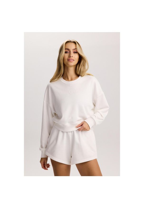 ROUGH RADICAL - Damska bluza sportowa Rough Radical Active Crop Top. Kolor: biały. Sport: fitness