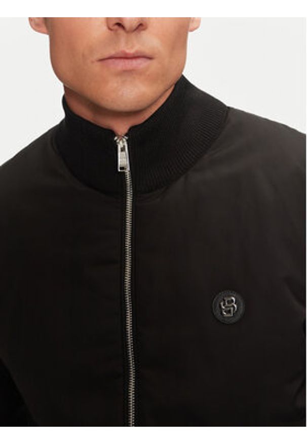BOSS - Boss Kurtka bomber C-Darmando 50519620 Czarny Regular Fit. Kolor: czarny. Materiał: bawełna