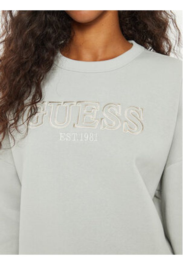 Guess Bluza V4BQ03 KCHX0 Szary Regular Fit. Kolor: szary. Materiał: bawełna
