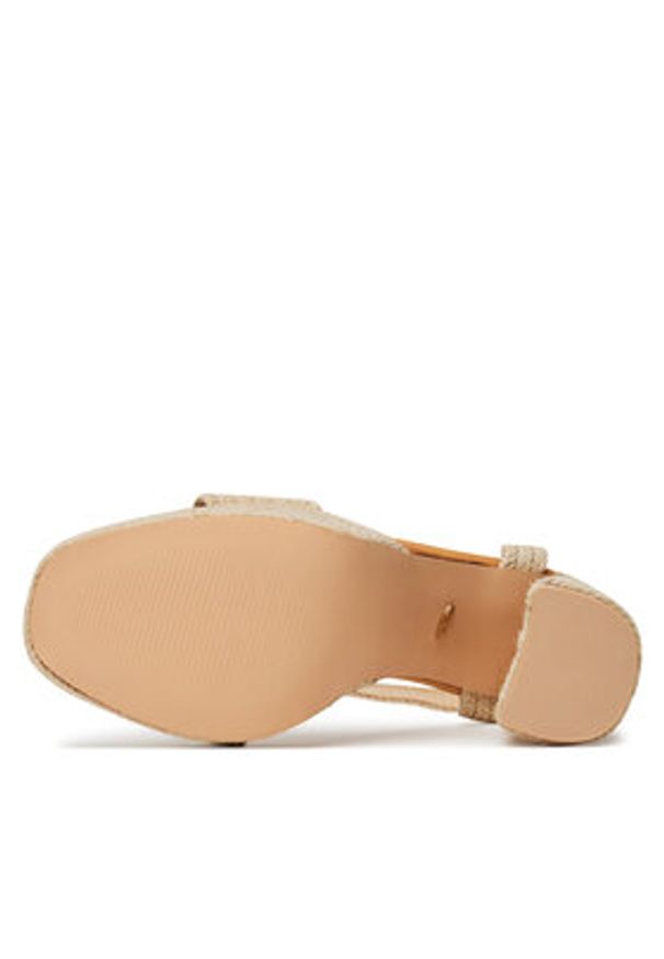 DeeZee Espadryle KL-F20074-36 Beżowy. Kolor: beżowy. Materiał: materiał