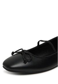 DeeZee Baleriny 9-830-A Czarny. Kolor: czarny. Materiał: skóra